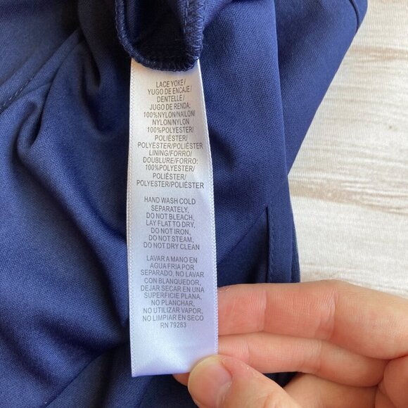 Alex Evenings Illusion Cap Sleeve Long Formal Gown Size 12 Petite - Picture 8 of 10